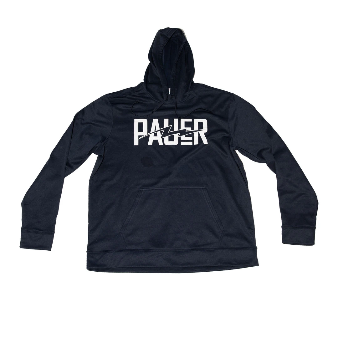 Pauer Sports Pauer Tri-Blend Fleece Pullover Hoodie Navy 3 Pauer Sports Pauer Tri-Blend Fleece Pullover Hoodie Navy