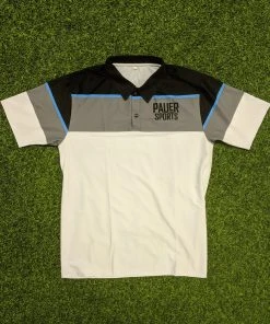 Pauer Sports Men Grey/Carolina Blue Pauer Dri-Fit Full-Dye Polo