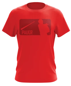 Pauer Sports Men Pauer Bat Flip Dri Fit Tee