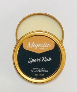 Pauer Sports CBD SPORT RUB 500MG Health And Wellness