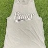 Pauer Sports Pauer Script Silver ATHLETIC Women’s Tanks Sport-TEK