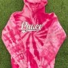 Pauer Sports Pauer Script Tie Dye Pink Hoody Kids