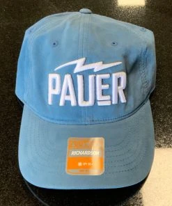 Pauer Sports Headwear Pauer Strapback Hat Denim Blue