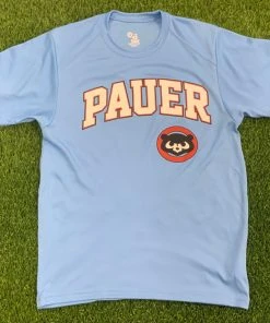 Pauer Sports Pauer Baseball Carolina Blue Badger T-Shirt