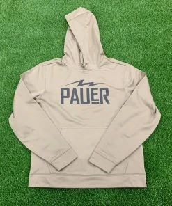 Pauer Sports Vegas Gold Pauer Bolt Performance Fleece Pullover Hooded Sweatshirt