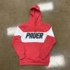 Pauer Sports Pauer Varsity Red Hooded Sweatshirt Outerwear 1 Pauer Sports Pauer Varsity Red Hooded Sweatshirt Outerwear