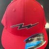 Pauer Sports Headwear Pauer Bolt Red Champro HC2