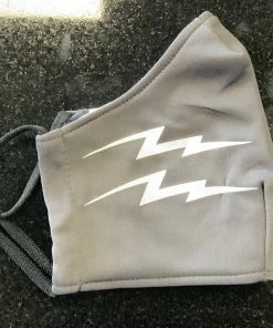 Pauer Sports Pauer Bolt Face Mask - Grey Facemask