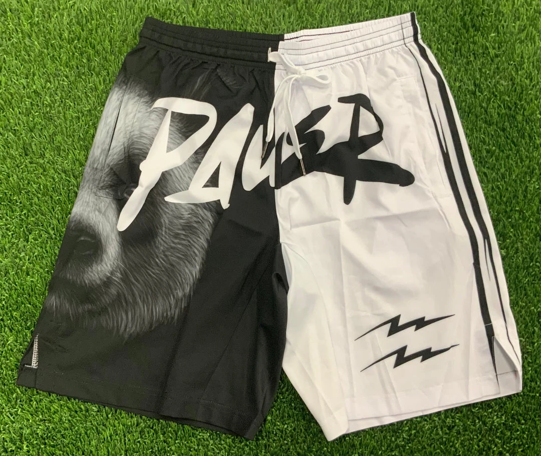 Pauer Sports Men Pauer Black/White Panda Shorts 3 Pauer Sports Men Pauer Black/White Panda Shorts