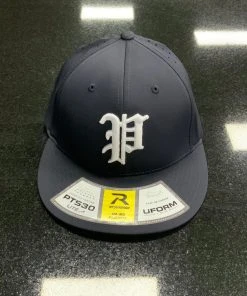 Pauer Sports Headwear Pauer White P Logo Flex Fit Lite