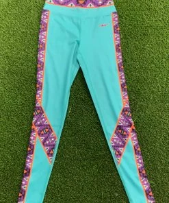 Pauer Sports Women Pauer Tribal Pattern Leg Legging