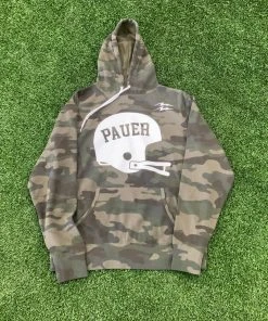 Pauer Sports Camo Helmet Unisex Lightweight Hooded Sweatshirt