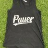 Pauer Sports Pauer Script Black Women’s Tanks