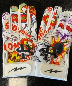 Pauer Sports White Boom Batting Glove GEAR