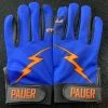 Pauer Sports Pauer Bolt Blue/Orange Batting Gloves