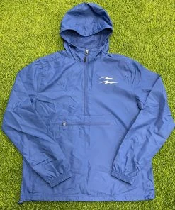 Pauer Sports Just Dropped Pauer Bolt Royal Long Sleeve 1/4 Zip Jacket