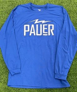 Pauer Sports Pauer Bolt Long Sleeve Royal Dry Fits