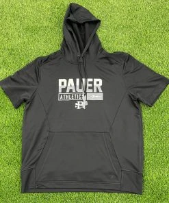 Pauer Sports Pauer New Era Black Athletics Short Sleeve Sweatshirt Just Dropped