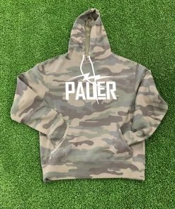 Pauer Sports Just Dropped Pauer Bolt Core Fleece Camo Pullover Hooded Sweatshirt
