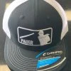 Pauer Sports Headwear Pauer Black/White Bat Flip Champro Snap Back 2 Pauer Sports Headwear Pauer Black/White Bat Flip Champro Snap Back