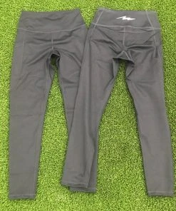 Pauer Sports Black Back Bolt Pauer Legging