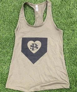 Pauer Sports Pauer Heart Baseball Woman Tanks Just Dropped