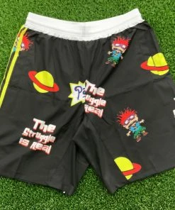 Pauer Sports Bottoms Pauer Struggle Sport-Stretch Graphic Short