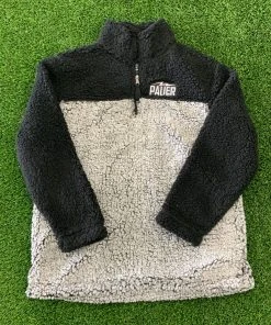 Pauer Sports Pauer Sherpa Black/Gray Quarter Zip Pullover