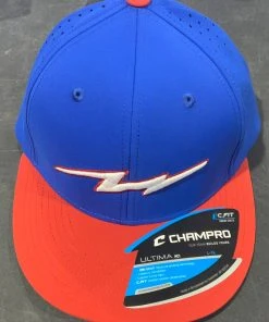 Pauer Sports Headwear Pauer Bolt Royal/Red Champro HC1