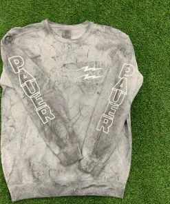 Pauer Sports Pauer Double Bolt Colorblast Crewneck Sweatshirt Just Dropped