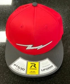 Pauer Sports Pauer Bolt Red/Black/Silver PTS30 Headwear