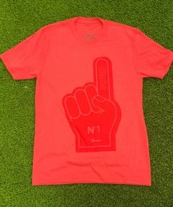 Pauer Sports Pauer #1 Fan Red Short Sleeve T-Shirt