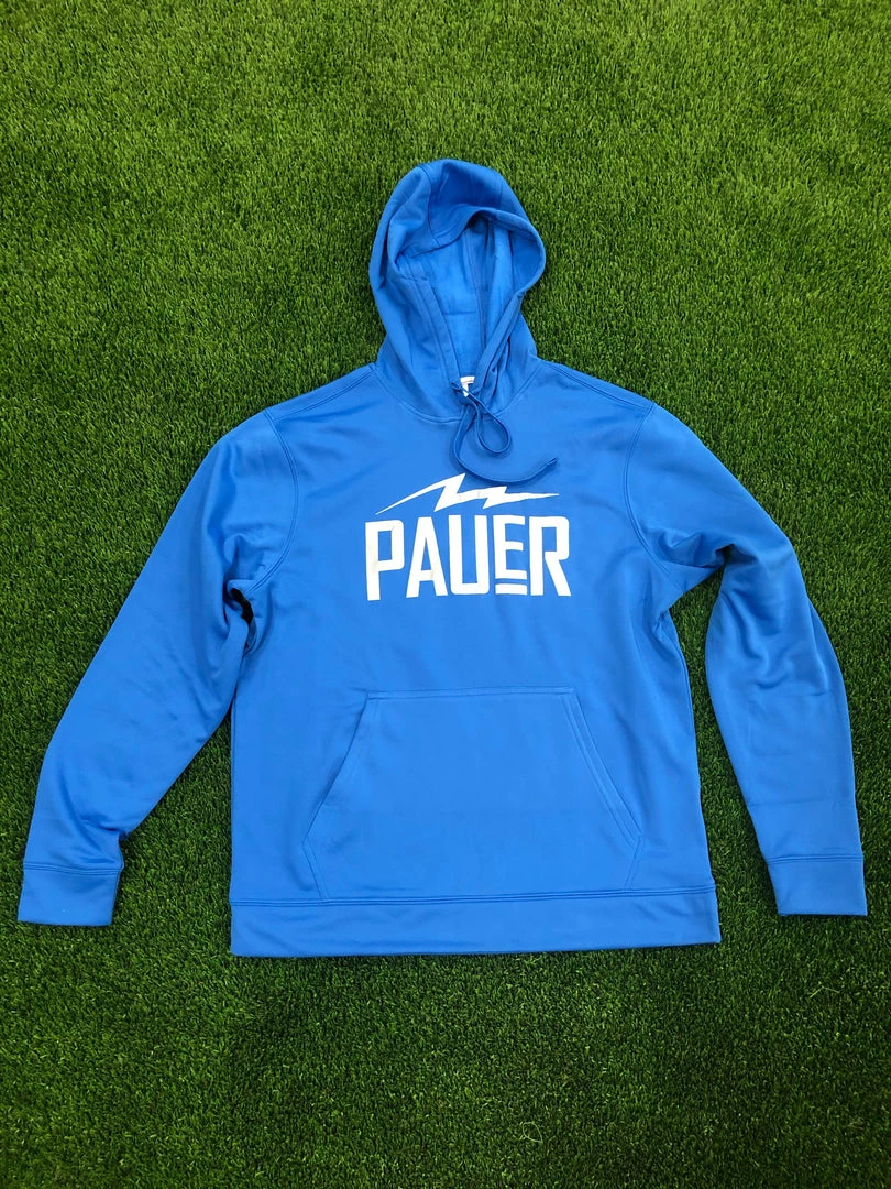 Pauer Sports Pauer Bolt Royal Dry Fit Hoody 3 Pauer Sports Pauer Bolt Royal Dry Fit Hoody