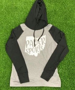 Pauer Sports Pauer Womans Holloway Grey/Black Hoodie