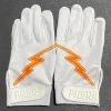 Pauer Sports Pauer Bolt White/Orange Batting Gloves GEAR