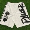 Pauer Sports Pauer Logos Sport-Stretch Graphic Short White Bottoms