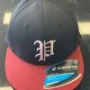 Pauer Sports Old English P MVP Cap - Black/Maroon