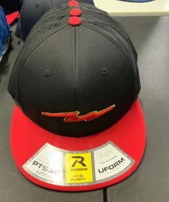 Pauer Sports Pauer Bolt Black/Red/Volt PTS30 Headwear