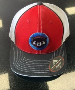 Pauer Sports Headwear Pauer Panda Pacific 404Mesh Black/red/white