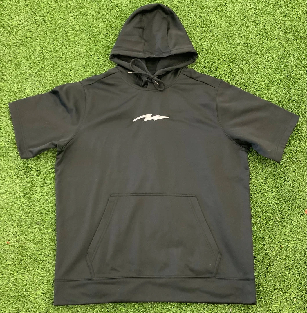 Pauer Sports Just Dropped Pauer Black/Grey Bolt Short Sleeve Hooded Sweatshirt 3 Pauer Sports Just Dropped Pauer Black/Grey Bolt Short Sleeve Hooded Sweatshirt