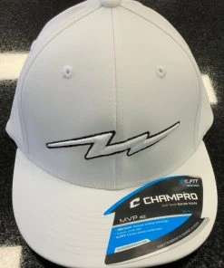 Pauer Sports Pauer Bolt White/Black Champro HC2 Headwear