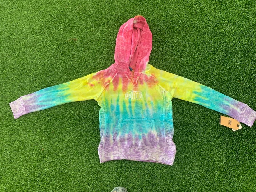 Pauer Sports Kids Youth Tie Dye Hoody Pauer Bolt 3 Pauer Sports Kids Youth Tie Dye Hoody Pauer Bolt