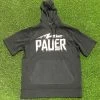 Pauer Sports Just Dropped Pauer Black/White Drip Short Sleeve Hooded Sweatshirt 2 Pauer Sports Just Dropped Pauer Black/White Drip Short Sleeve Hooded Sweatshirt