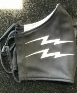 Pauer Sports Pauer Bolt Face Mask - Black Facemask