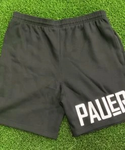 Pauer Sports Men Pauer Bolt Black Badger Cotton Short