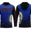 Pauer Sports Wrestling LONG SLEEVE HOODED WARM UP